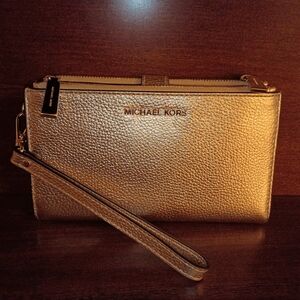 Michael Kors Gold Wristlet